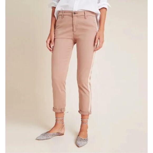 AG DENIM Anthropologie Adriano Goldschmied The Caden Side Stripe Trouser // 26 - Picture 3 of 15